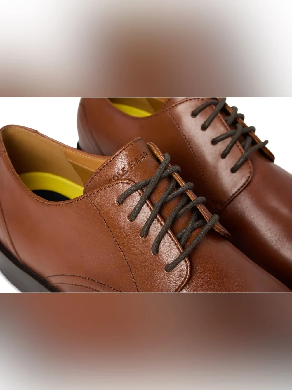 Cole Haan Men’s Hawthorne plain toe Oxford in British tan • Sz 11.5
